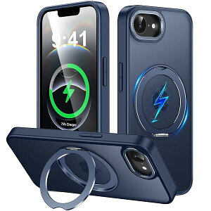 iPhone 16e p P[X MagsafeΉ CX[d 360°]X^h cΉ X}zP[X Phone 16e ČRKi ϏՌ }OZ[t O }Olbg ACtH16e p Jo[uu[v