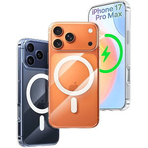 iPhone 17 Pro Max p P[X NA MagsafeΉ y[50́Eh~\tgP[Xz y3{΂ݖh~z ϏTPU CX[d Qi2.2Ή 25W[d\ h hw lی y DIYy