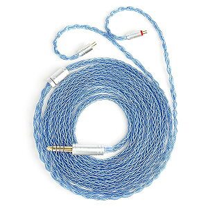 �yKBEAR ST12Plus�z 2PIN 4.4mm���P�[�u�� 2���[�g�� 8�{14�c�⃁�b�L Litz 22 AWG�W���Ő��Y 4.4mm�C���z���A�b�v�O���[�h�P�[�u�� �C���t�H�������P�[�u�� KZ KBEAR �C���z���K�p ZSTX/casto