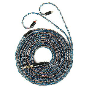 �yKBEAR ST12Plus�z 2PIN 4.4mm���P�[�u�� 2���[�g�� 8�{14�c�⃁�b�L Litz 22 AWG�W���Ő��Y 4.4mm�C���z���A�b�v�O���[�h�P�[�u�� �C���t�H�������P�[�u�� KZ KBEAR �C���z���K�p ZSTX/casto