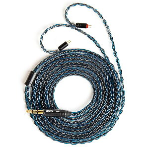 �yKBEAR ST12Plus�z 2PIN 4.4mm���P�[�u�� 2���[�g�� 8�{14�c�⃁�b�L Litz 22 AWG�W���Ő��Y 4.4mm�C���z���A�b�v�O���[�h�P�[�u�� �C���t�H�������P�[�u�� KZ KBEAR �C���z���K�p ZSTX/casto