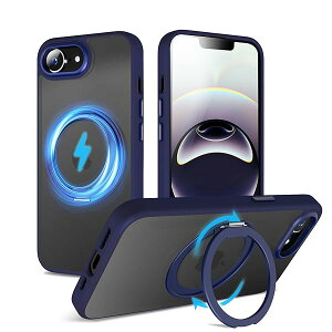 yiPhone 16e p MagSafeΉ P[Xz360°]X^h CX[dΉ ӂ16e P[X Ot ČRMILKi ACtH16e P[X magsafe  h~ ϏՌ  hwiu