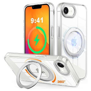 iPhone 16e p P[X MagsafeΉ CX[d 360°]X^h cΉ X}zP[X Phone 16e ČRKi ϏՌ }OZ[t O }Olbg ACtH16e p Jo[uNAv