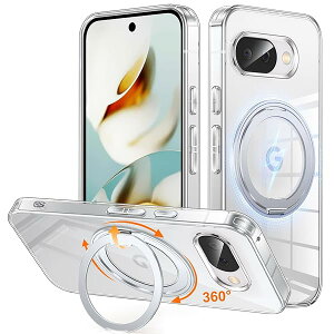 Google Pixel 9a �p �P�[�X Magsafe�Ή� ���C�����X�[�d 360°��]�X�^���h �c�����Ή� �X�}�z�P�[�X �O�[�O�� �s�N�Z�� 9a �ČR�K�i �ϏՌ� �}�O�Z�[�t �����O �}�O�l�b�g���� ���[����҂�����9a �J