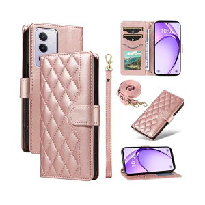 ���I�N�g�L OPPO A3 5G �P�[�X �蒠�^ �V�����_�[ OPPOA35G �X�}�z�P�[�X ���|�� �Ή� �I�b�|A3 �J�o�[ ���z�^ �J�[�h���[ ���u���@�\ �ϏՌ� �g�уJ�o�[ �X�g���b�v�t��(���[�Y�S�[���h)