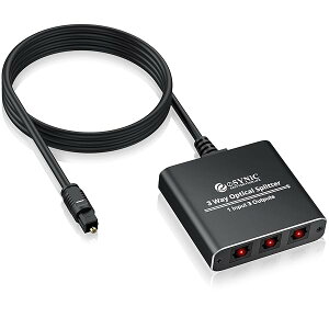 fW^ z 1 3o SPDIF TosLink z fW^I[fBIX vb^[PCM2.0ADTSADolby-AC3 Ή HDTV/PS3/PS5/PS4/Xbox/STB/VCR/Blue-Ray DVD Playe