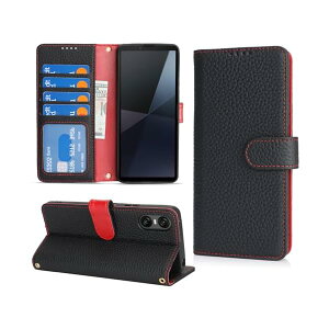 Xperia 10 VI �P�[�X �蒠�^ �J�[�h���[ �G�N�X�y���A10 VI �P�[�X �{�v ��e�� �ϏՌ� �X�^���h�@�\ �Ή� Sony �G�N�X�y���A SO-52E / SOG14 / A402SO / XQ-ES44 �P�[�X �蒠�^ ���U�[ �g�уJ