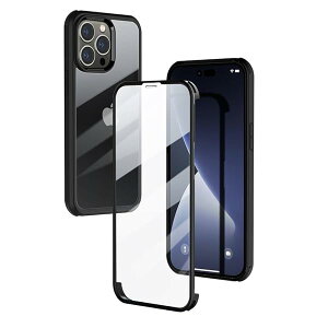 �y���ʁI�S�ʕی�I�z iPhone 15 Pro Max �p �P�[�X 6.7 �C���` 360�x�ی� 9H�����K���X+PC�f��+TPU�o���p�[ �ϏՌ��� �C�菝�h�~ ���^ Qi�[�d�Ή� �y�� �����h�~ �w��h�~ �A�C�t�H��15 �v���}�b�N�X 