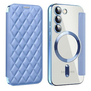 Galaxy S23 p P[X 蒠^ NA MagsafeΉ wʓ LeBO PUU[ X}zP[X S[WX J[h[  lCz^ iq Jo[ Samsung MNV[ S23 p 蒠J