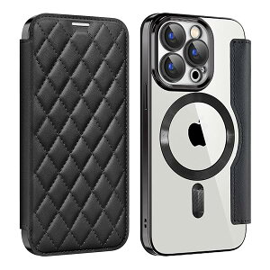 iPhone 15 Pro p P[X 蒠^ MagsafeΉ NA w  LeBO PUU[ X}zP[X J[h[  ؍ lCz^ Jo[ y ACtH15 Prop 蒠Jo[ P[X (