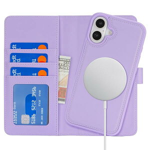 iPhone 16 P[X Magsafe Ή ӂ16P[X 蒠^ }OZ[t ϏՌ y2in1z J[h[ CX[dΉ tFCNU[i6.1C`Ήj -p[v