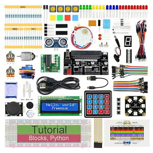 Ultimate Starter Kit for BBC micro:bit�i�ʔ��AV1 & V2�ɑΉ��j�A316�y�[�W�̏ڍׂȃ`���[�g���A���A224�A�C�e���A44�v���W�F�N�g�A�u���b�N��Python�R�[�h