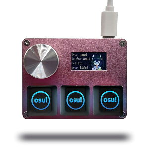 SayoDevice O3C OSU �L�[�{�[�h ���s�b�h�g���K�[ �z�[���X�C�b�` ���C���j�A�X�C�b�` �L�[�{�[�h �m�u�ƃX�N���[���t�� �R�s�[�y�[�X�g �V���b�g�J�b�g �}�N�� �z�b�g�X���b�v �~�j�L�[�p�b�h