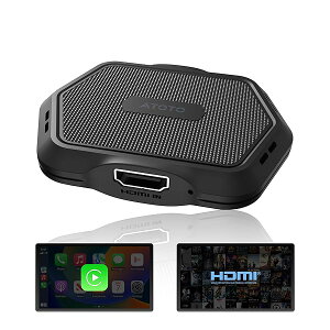 AD1 �J�[�v���C ���C�����X CarPlay Box �{�b�N�X�A�_�v�^�[ �ԍ�HDMI���͑Ή��A2 in 1�h���O�� CarPlay������ iphone�Ή��A�v���O���v���C �}���`���f�B�A�n�u�iTV�{�b�N�X/�Q�[���@/DVD/�u���[���C��