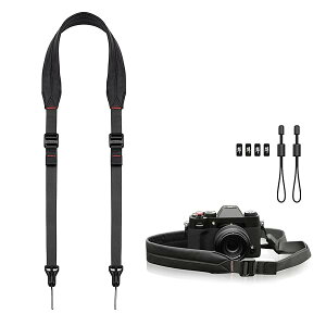 Falcam �J�����X�g���b�v �V�����_�[�X�g���b�v Maglink�N�C�b�N�o�b�N�� �}�O�l�b�g 950mm�`1400mm �������߉\ 60KG�ω׏d ���ʃX�g���b�v ���U�[�E�i�C���� �~���[���X�J�������჌�t�J����