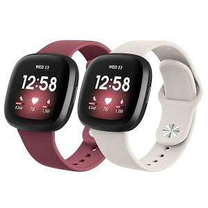 [2�p�b�N]�X�|�[�c�o���hfor Fitbit Versa 3/4/Sense �o���h ����&�j���p�\�t�g�V���R�������\����