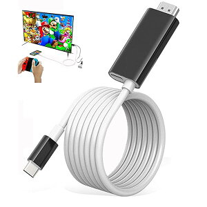 Switch �h�b�N Switch�����P�[�u�� Type C HDMI �P�[�u���t�� 4K&1080P�𑜓x TV���[�h �P�[�u���t�� �X