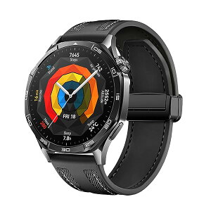 22 mm �o���h for Huawei Watch GT 5 Pro 46 mm/Huawei Watch GT 5 46 mm/Watch GT4 46 mm�Ή� �����o���h �V���R��+