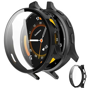 For Garmin Venu 3S �J�o�[ �K�[�~�� Venu 3S �ی�P�[�X �����K���X�t�B����+���ϏՌ�PC�t���[�� ��