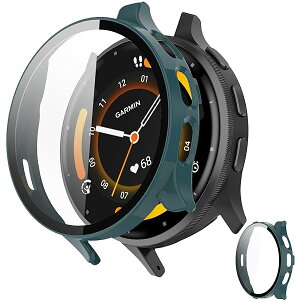 For Garmin Venu 3 �J�o�[ �K�[�~�� Venu 3 �ی�P�[�X �����K���X�t�B����+���ϏՌ�PC�t���[�� ����