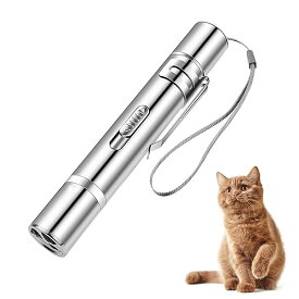 猫 おもちゃ 7in1多機能 LEDライト ポインター 猫 おもちゃ 光るおもちゃUSB充電式 じゃれ猫 ペ