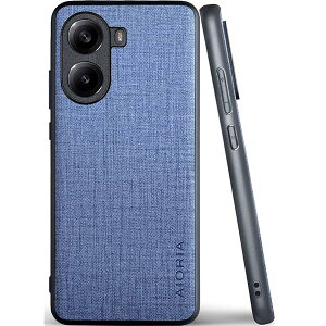 �݊��� �P�[�X for Poco X7 Pro ���n�p�^�[�����U�[�����ɕی쏃�F�X�}�z�P�[�X (Blue, For Poco X7 Pro
