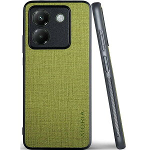 �݊��� �P�[�X for Poco M7 Pro 5G ���n�p�^�[�����U�[�����ɕی쏃�F�X�}�z�P�[�X (Green, For Poco M7