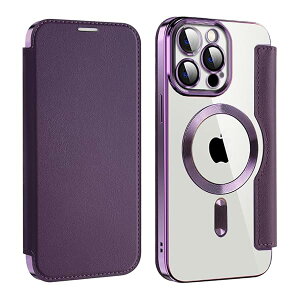 iPhone 13 Pro �p �P�[�X �蒠�^ Magsafe�Ή� �N���A �w�� ���� ������PU���U�[ �i�v���� �}�O�l�b�g
