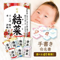 命名書 //選べる61デザイン// おしゃれ 手書き 代筆 命名紙 オーダー 赤ちゃん 新生児 筆文字 かわいい …