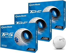 TAYLOR MADE(テーラーメイド) TP5(ティーピーファイブ) ゴルフボール 5ピース 2021年モデル N0802601 ホワイト (3ダース)