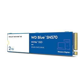 Western Digital ウエスタンデジタル 内蔵SSD 2TB WD Blue SN570 (読取り最大 3,500MB/秒) M.2-2280 NVMe WDS200T3B0C-EC 国内正規代理店品