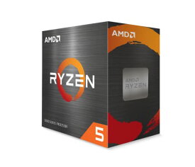 AMD Ryzen 5 5500, with Wraith Stealth Cooler 3.6GHz 6コア / 12スレッド19MB 65W 国内正規代理店品 100-100000457BOX シルバー