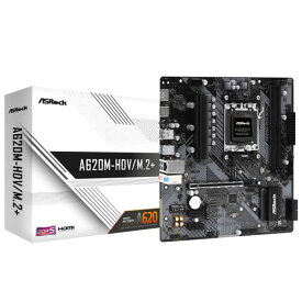 ASRock マザーボード A620M-HDV/M.2+ AMD Ryzen 7000 シリーズ CPU対応 (Soket AM5) A620 Micro ATX マザーボード 国内正規代理店品