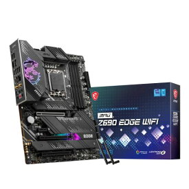 MSI MPG Z690 EDGE WIFI マザーボード ATX Intel Z690チップセット搭載 MB5602 ブラック