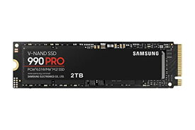 Samsung 990 PRO SSD 2TB PCIe 4.0 M.2 内蔵ソリッドステートハードドライブ ゲーム/熱制御/ダイレクトストレージ/メモリ拡張 ビデオ編集用 ヘビーグラフィック MZ-V9P2T0B/AM