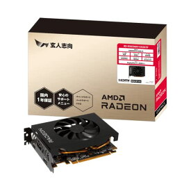 玄人志向 グラフィックボード AMD Radeon RX6500XT GDDR6 4GB 搭載モデル 国内正規代理店品 RD-RX6500XT-E4GB/SF