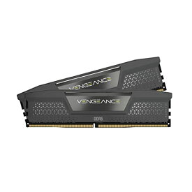 CORSAIR DDR5-5600MHz デスクトップPC用メモリ VENGEANCE DDR5シリーズ (PC5-44800) AMD EXPO メモリキット 32GB ブラック グレー 16GB 2枚 CMK32GX5M2B5600Z40