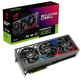 ASUS GeForce RTX 4080 搭載ビデオカード 16GB OC GDDR6X / ROG-STRIX-RTX4080-O16G-GAMING 日本正規流通品