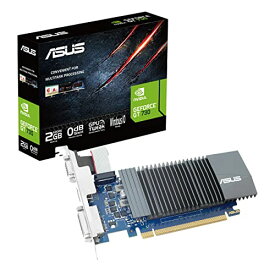 ASUSTek NVIDIA GeForce GT 730 / 2GB GDDR5 / HDMI 2.0b / HDMI 1.4a / ファンレス設計 / 2slot / GPU Tweak II / GT730-SL-2GD5-BRK