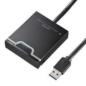 サンワサプライ USB3.0 SDカードリーダー SDXCメモリーカード対応スロット 1 Windows Mac両対応 バスパワー ADR-3SDUBK