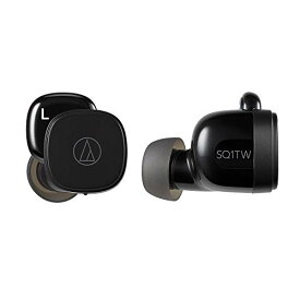 オーディオテクニカ ATH-SQ1TW (Bluetooth 対応) 完全ワイヤレスイヤホン / Bluetooth5.0 / 急速充電対応 / IPX4防水規格 / 最大19.5時間再生 / 低遅延 / Fast Pair対応 / マルチペアリング