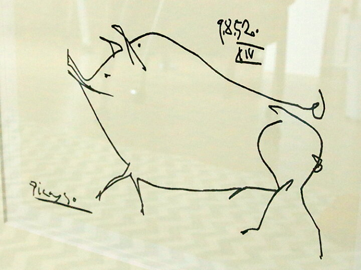 楽天市場】アートポスター Pablo Picasso Petit cochon（パブロ ピカソ 