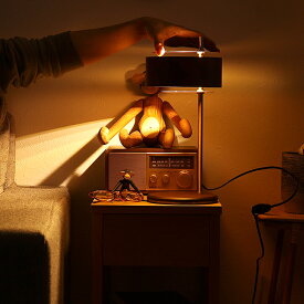 LEDデスクランプ Lunari（ルナーリ） 照明 間接照明 床 デスクランプ テーブルランプ 西海岸 モダン 北欧 ナチュラル 木製 ベッドサイド リビング カフェ アンティーク