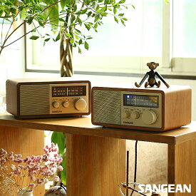 Sangean（サンジーン）　WR-302 FM/AMラジオ・Bluetoothスピーカー Sangean WR-302 FM AM ラジオ Bluetoothスピーカー スピーカー Bluetooth ウォールナット チェリー サンジーン