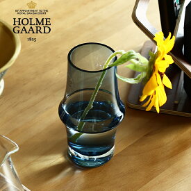HOLMEGAARD ARC フラワーベース高さ15cmサイズ（ダークブルー） HOLMEGAARD ホルムガード ARC カラバス フラワー フラワーベース 花瓶 花器 ガラス
