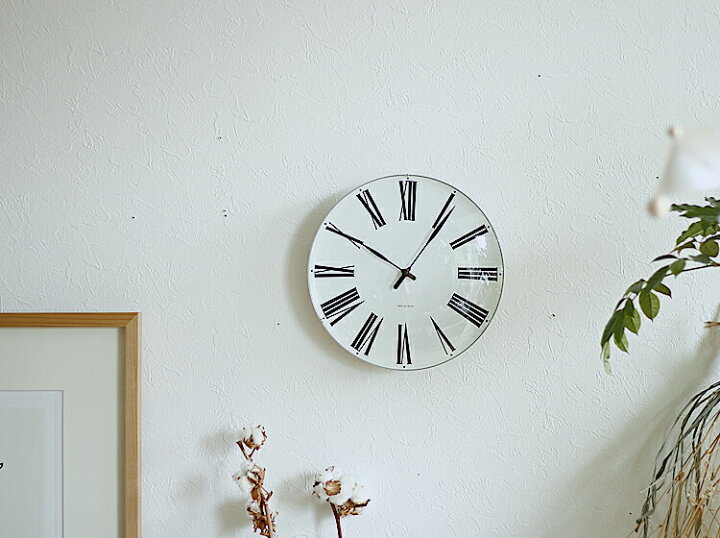 楽天市場】アルネ・ヤコブセン ROMAN（ローマン） ウォールクロック 29  