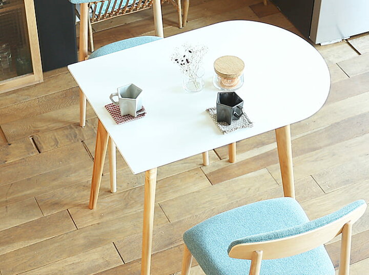 楽天市場】半円形カフェテーブル Marron(マロン) カフェテーブル 