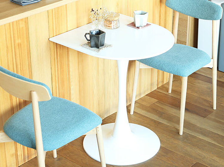 楽天市場】半円形カフェテーブル Sunty(サンティ) カフェテーブル 