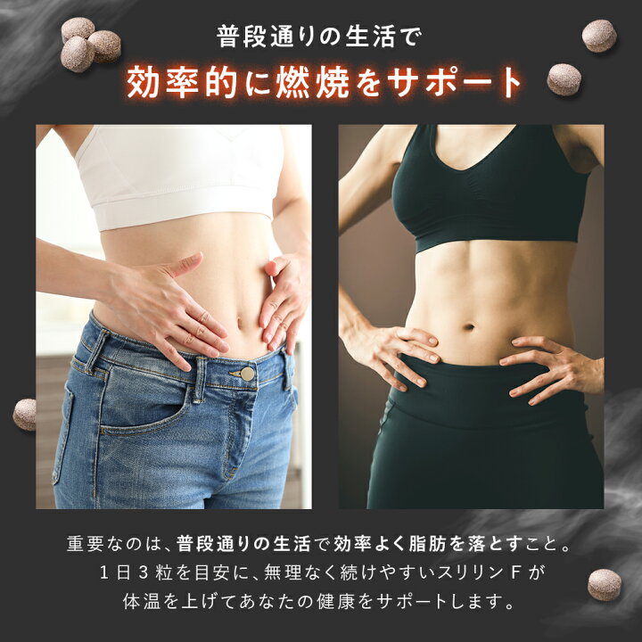楽天市場】スリリン ファイア (3袋) 脂肪燃焼 ダイエットサプリ 