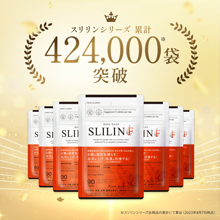 楽天市場】スリリン ファイア ( 1袋 90粒 ) 温活 脂肪燃焼 ダイエット 
